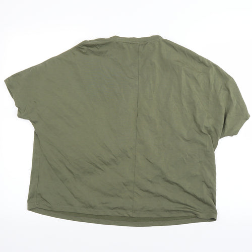 Very Womens Green   Basic T-Shirt Size 14