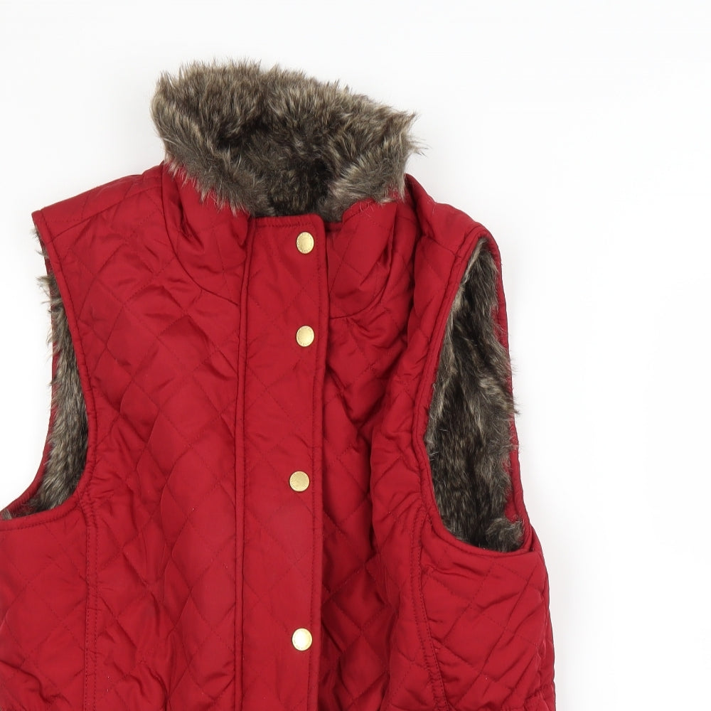 Preworn Womens Red   Pea Coat Coat Size M