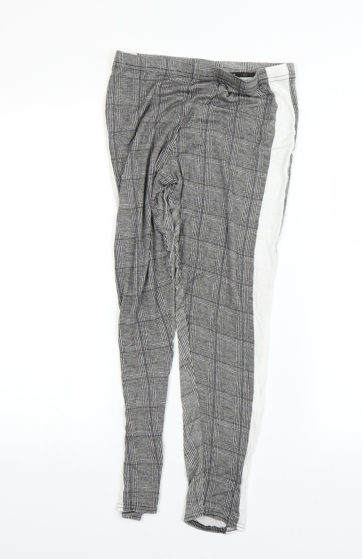 Boohoo Womens Black   Trousers  Size 12 L23 in