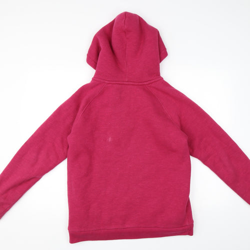 Jack Wills Womens Pink   Full Zip Hoodie Size 14