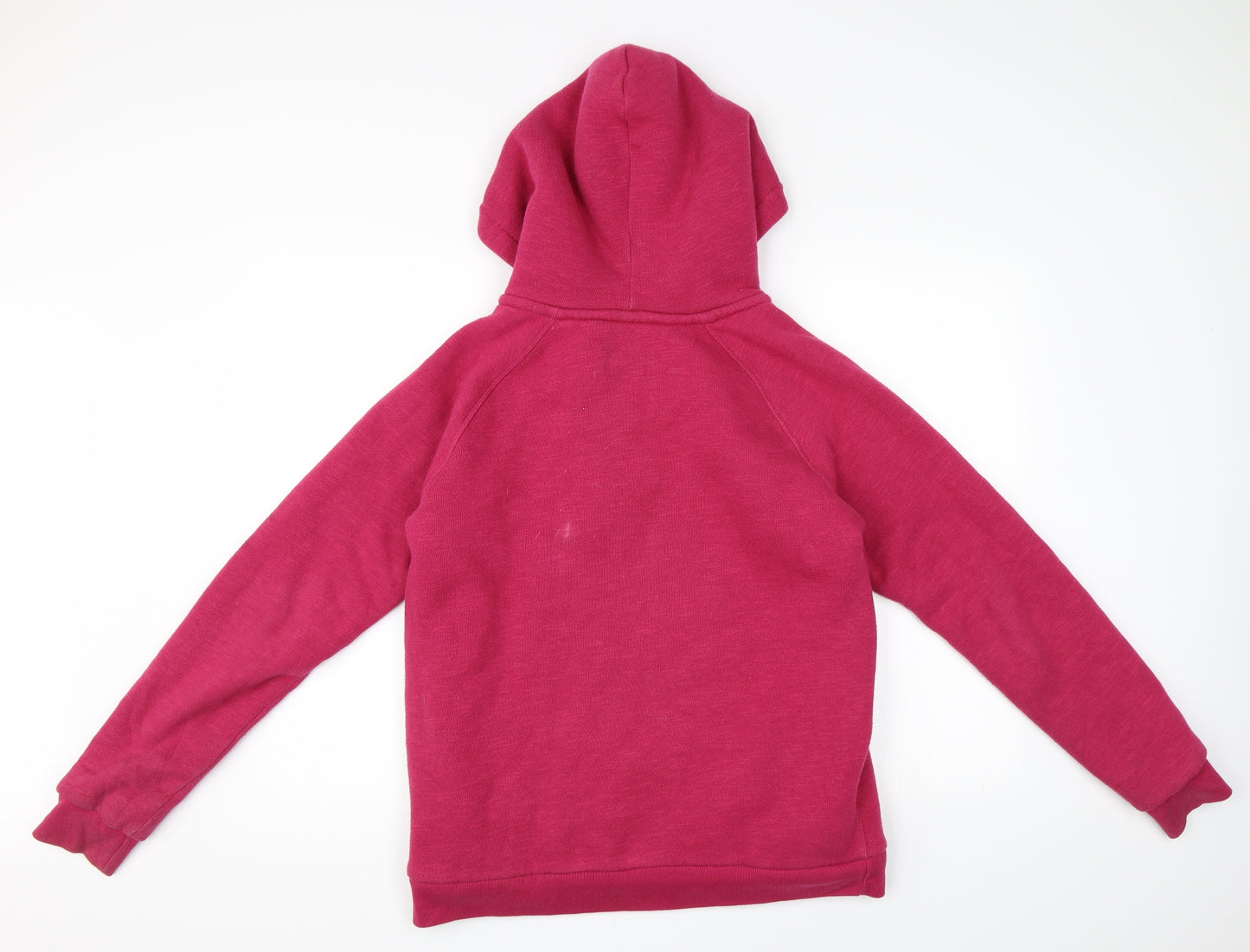 Jack Wills Womens Pink   Full Zip Hoodie Size 14