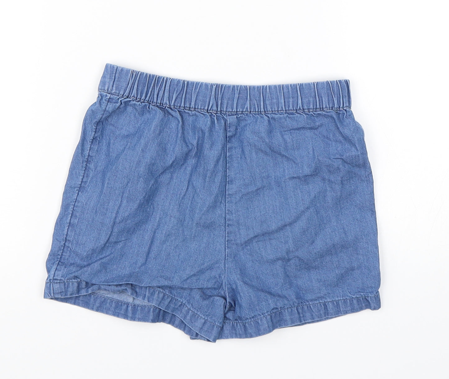 George Girls Blue   Cut-Off Shorts Size 4-5 Years