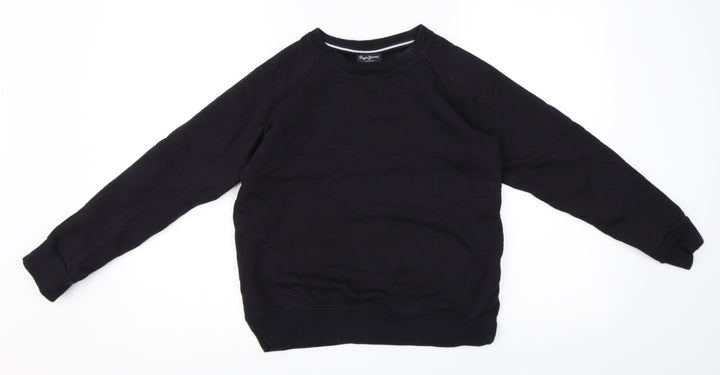 Pepe Jeans Mens Black Pullover Sweatshirt Size S