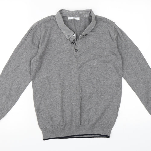 Marks and Spencer Boys Grey   Pullover Jumper Size 11-12 Years