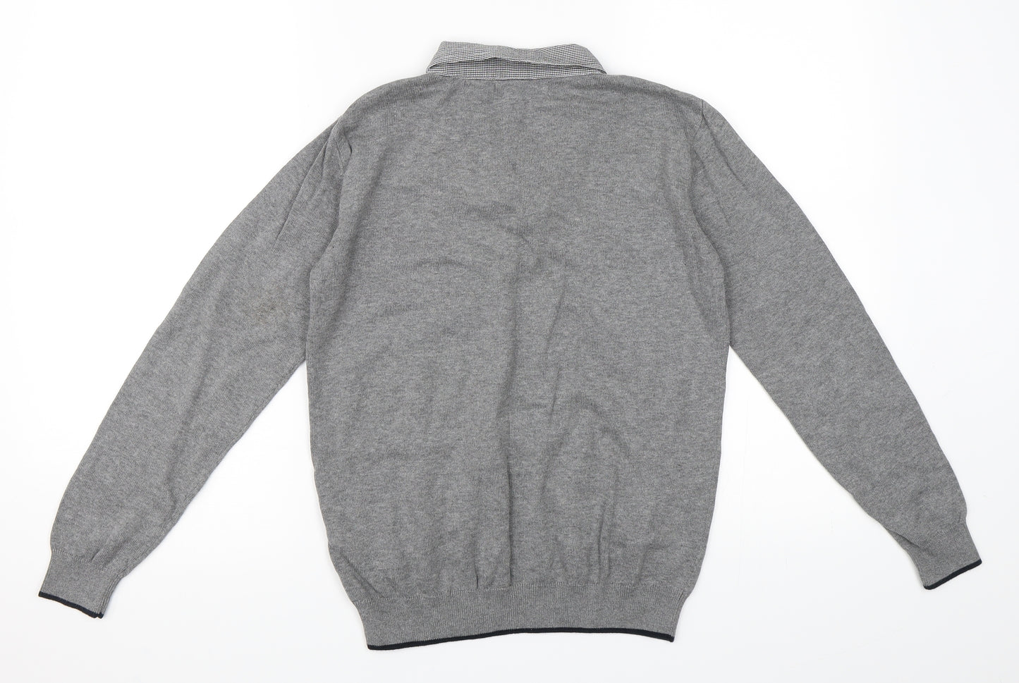 Marks and Spencer Boys Grey   Pullover Jumper Size 11-12 Years