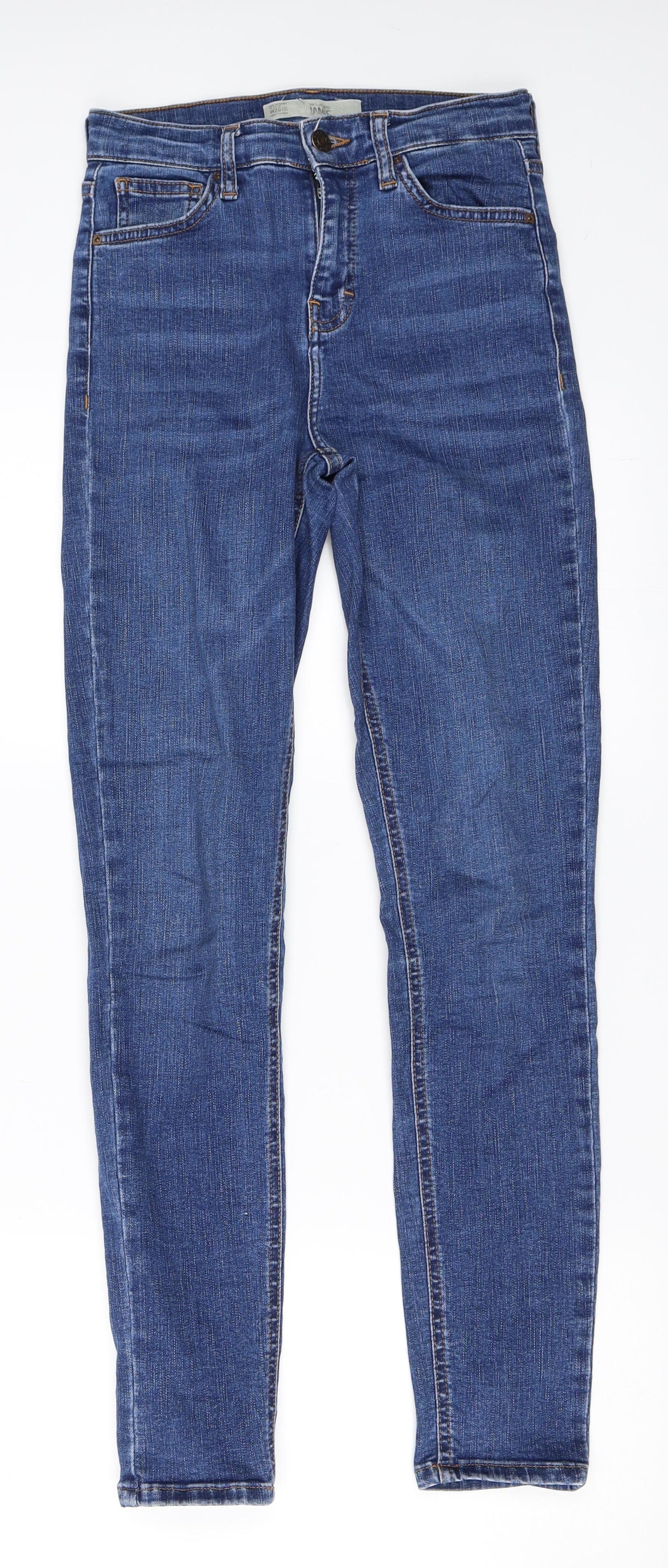Topshop Womens Blue   Skinny Jeans Size 26 in L32 in