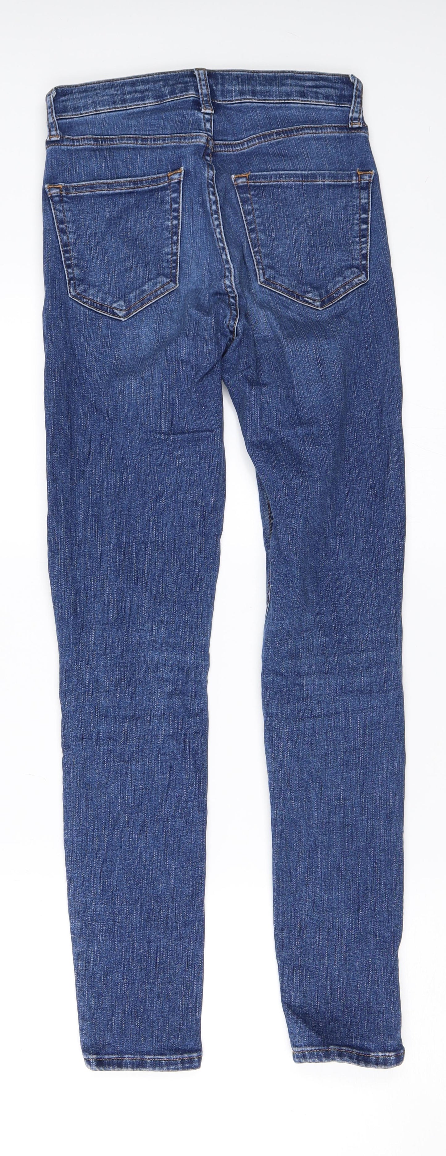 Topshop Womens Blue   Skinny Jeans Size 26 in L32 in