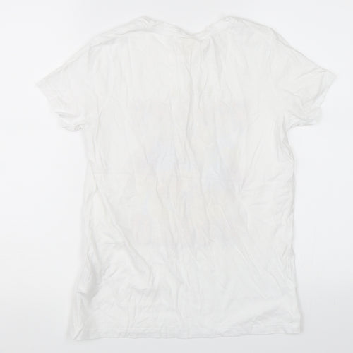 H&M Womens White   Basic T-Shirt Size XS  - Avengers