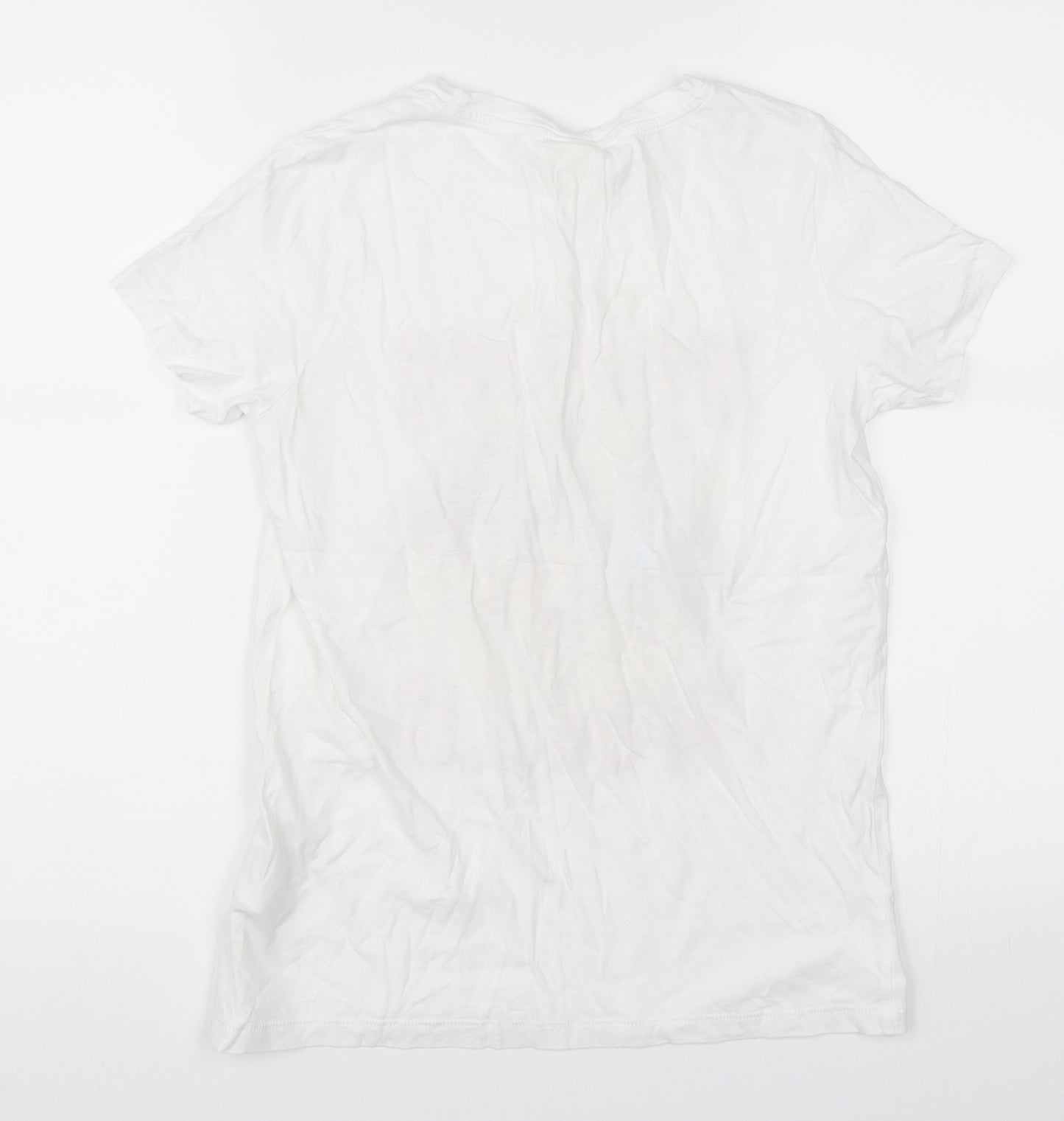 H&M Womens White   Basic T-Shirt Size XS  - Avengers