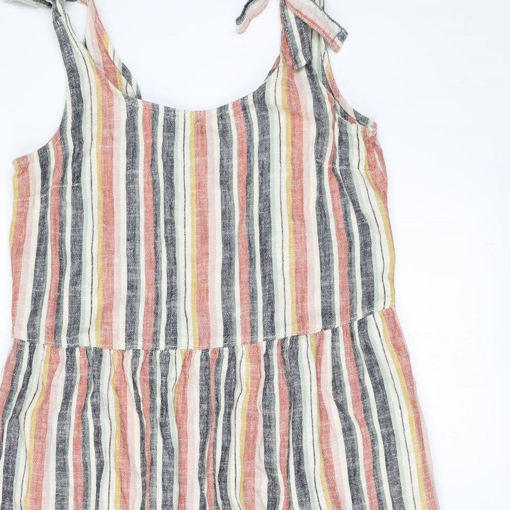 NEXT Womens Multicoloured Striped  A-Line  Size 14
