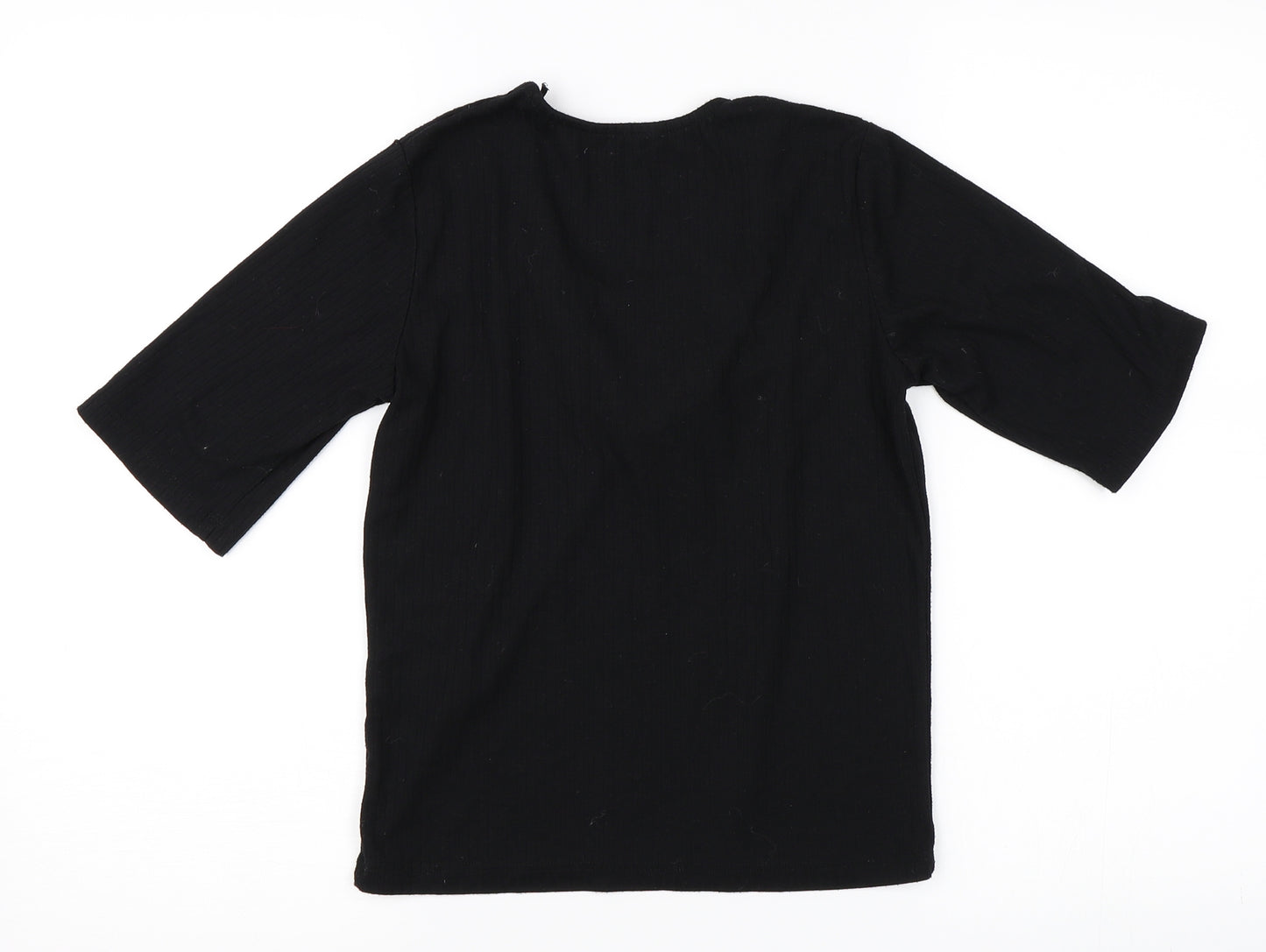 Select Womens Black   Basic T-Shirt Size 6