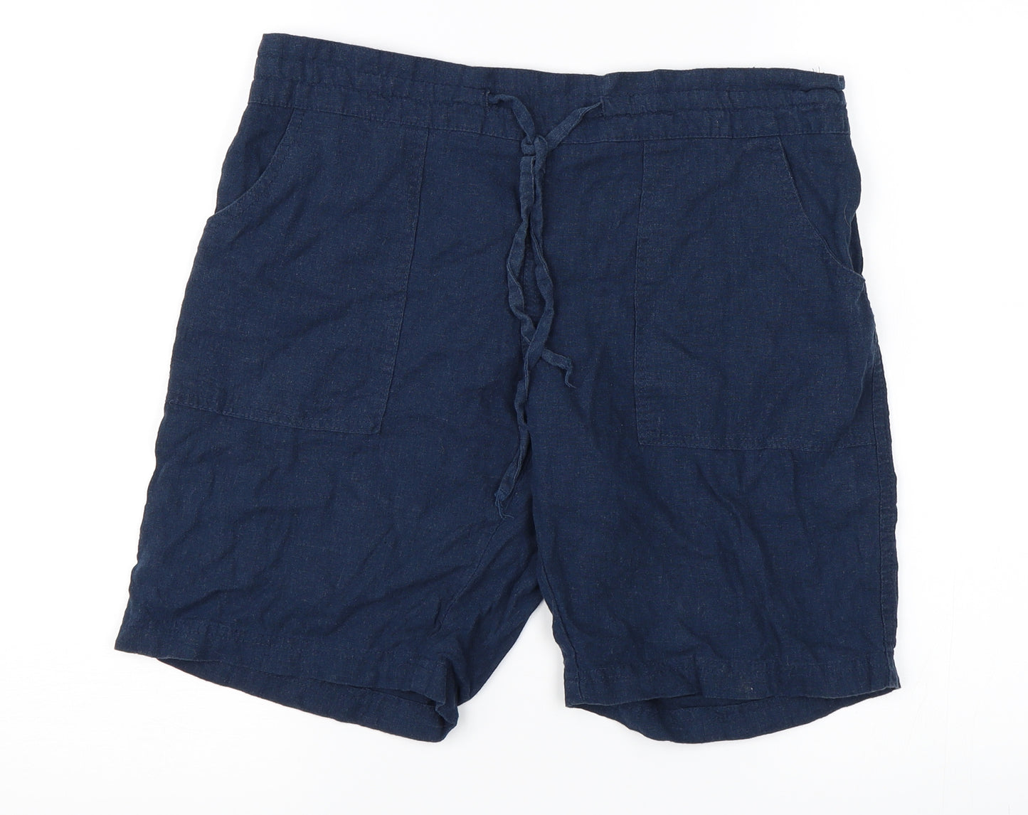 Ladies Wear Womens Blue   Bermuda Shorts Size 12