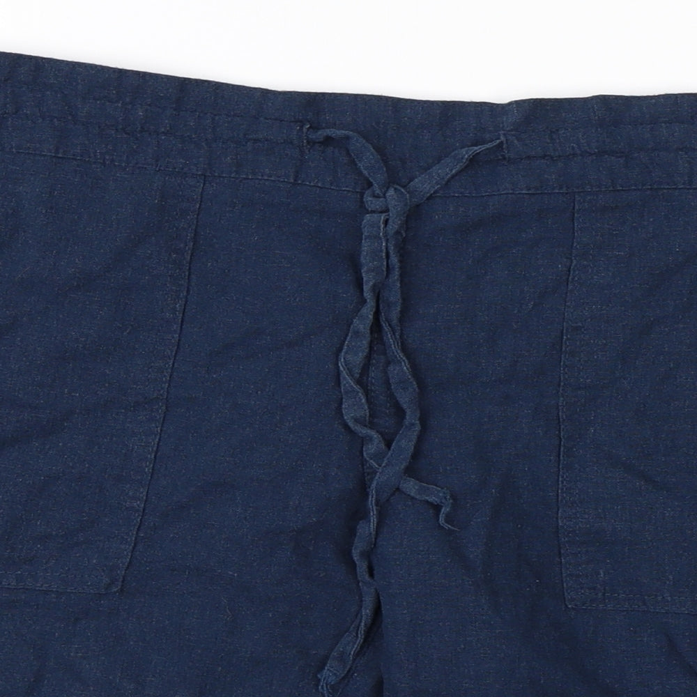 Ladies Wear Womens Blue   Bermuda Shorts Size 12