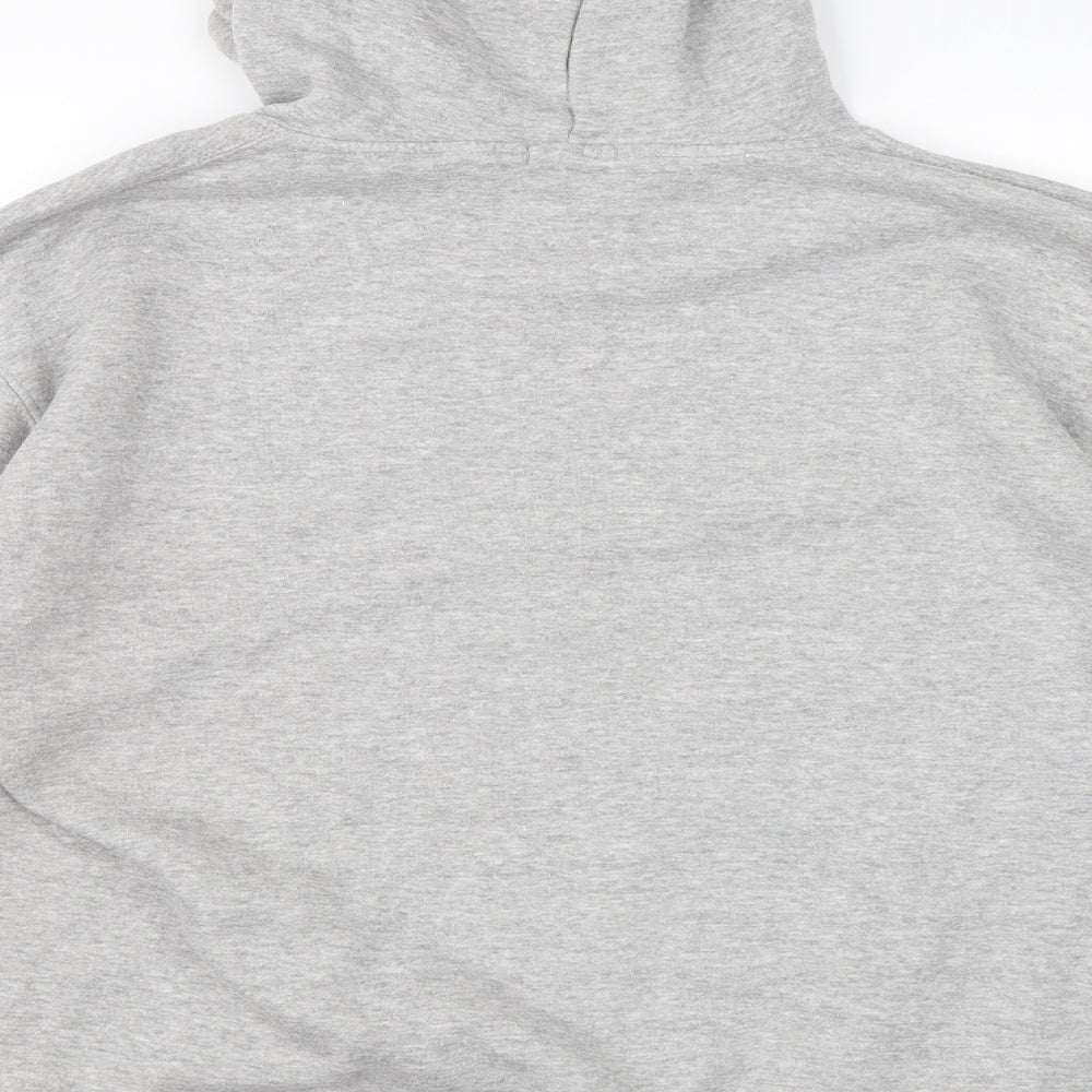 Boohoo Womens Grey   Pullover Hoodie Size 16