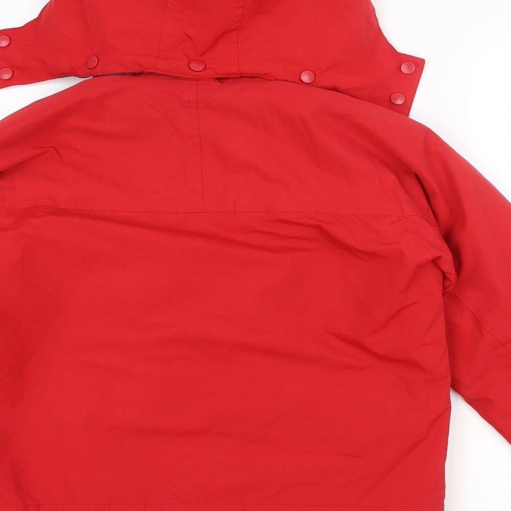 Trespass Boys Red   Windbreaker Coat Size 11-12 Years