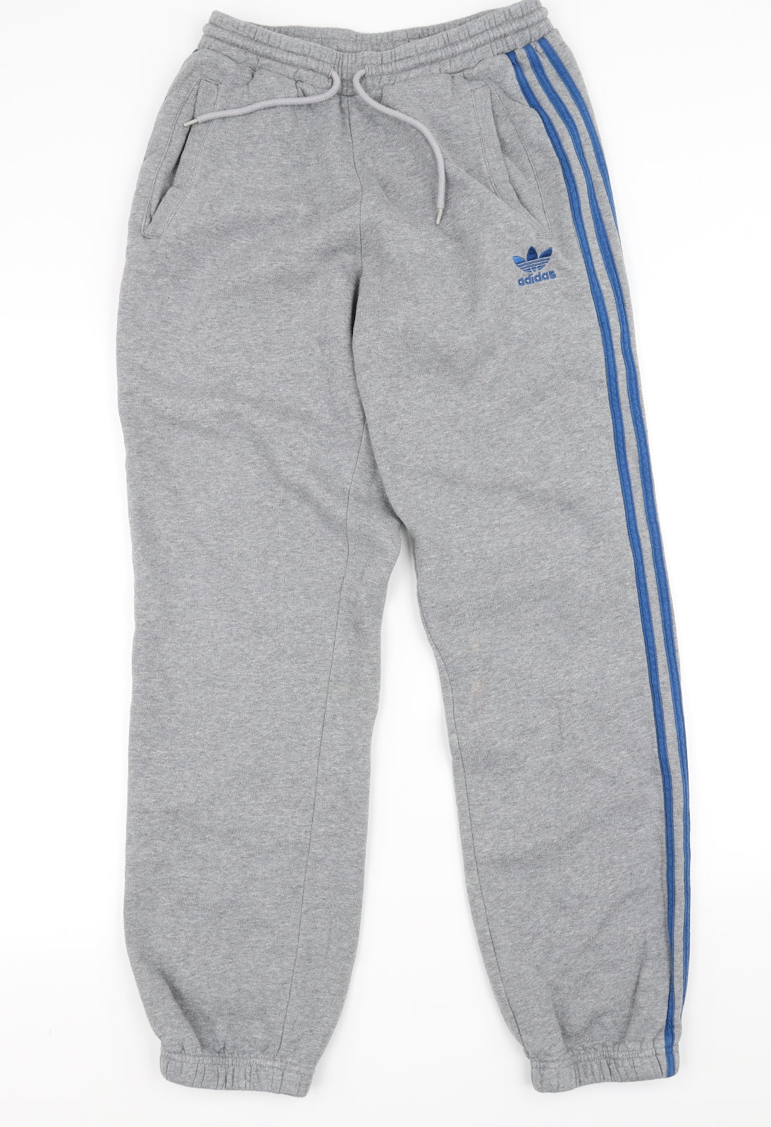 Addidas Mens Grey Striped  Sweatpants Trousers  L34 in