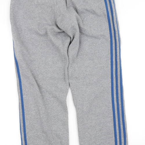 Addidas Mens Grey Striped  Sweatpants Trousers  L34 in
