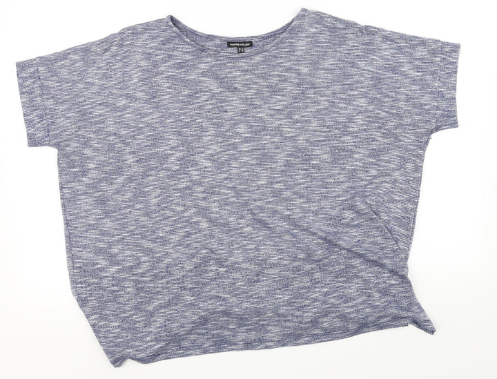 Warehouse Womens Grey   Basic T-Shirt Size 14