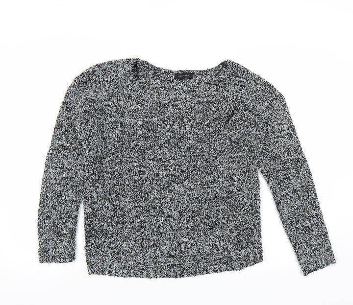 New Look Womens Black Pullover Jumper Size 14