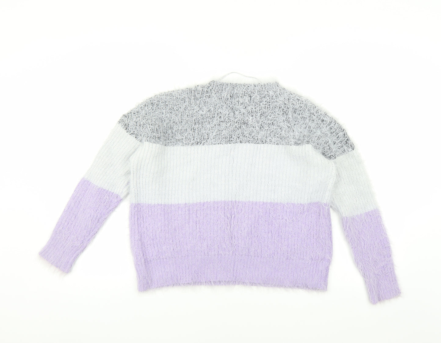 Primark Womens Purple   Pullover Jumper Size S  - fluffy