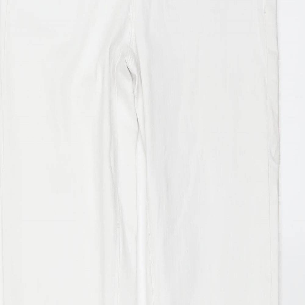 Preworn Womens White   Skinny Jeans Size 8 L31 in