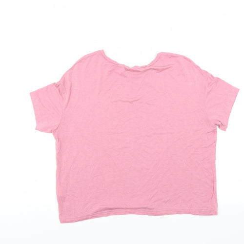 New Look Womens Pink   Basic T-Shirt Size S  - Mon Cheri