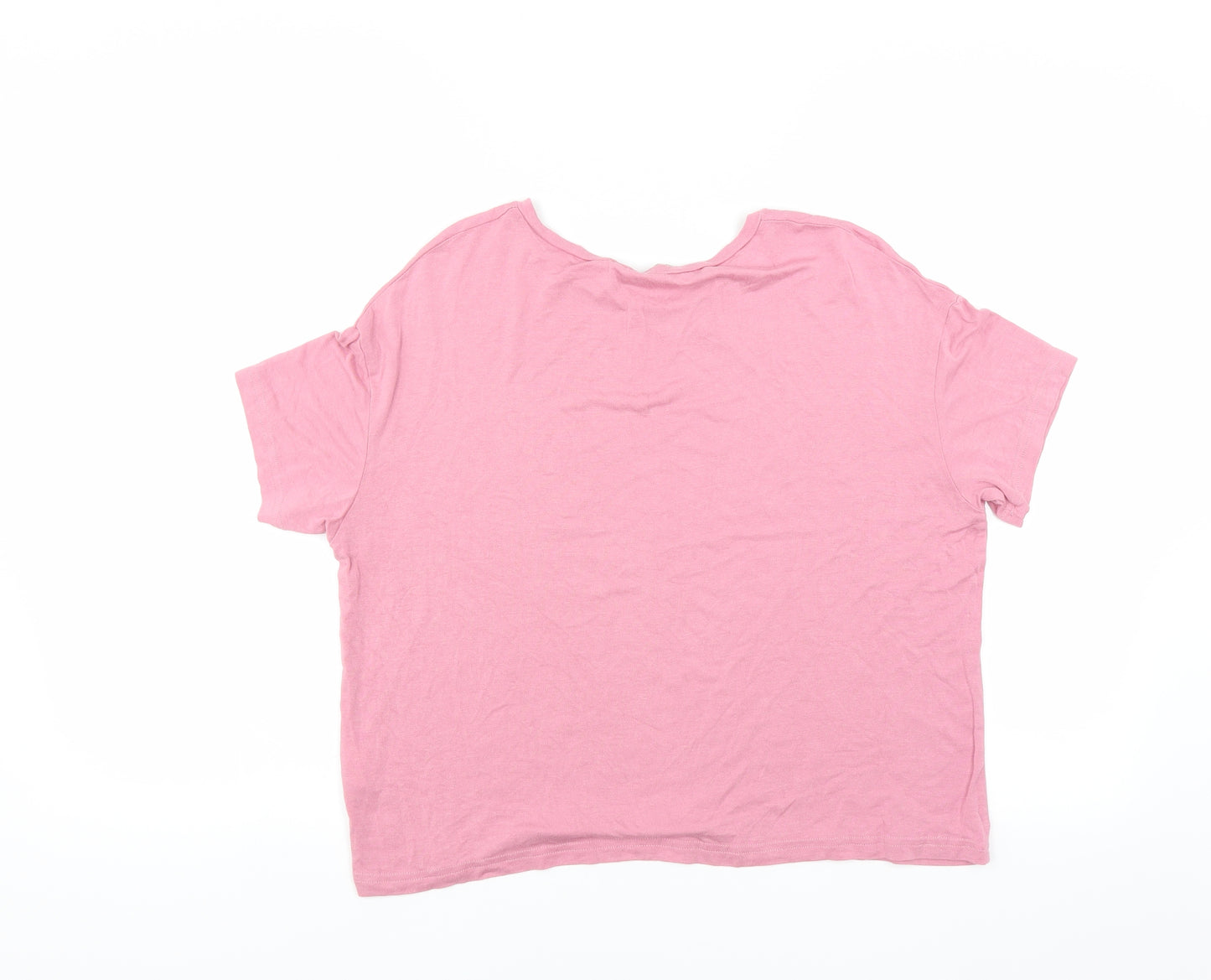 New Look Womens Pink   Basic T-Shirt Size S  - Mon Cheri