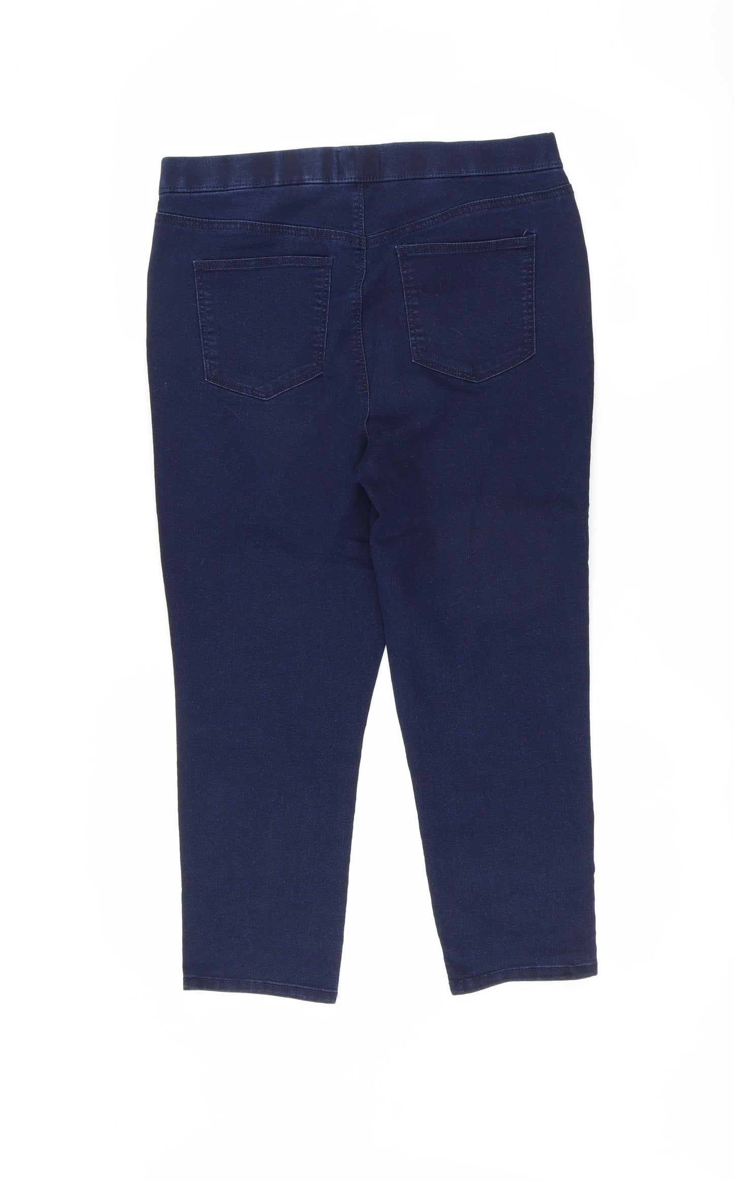 Matalan Womens Blue   Jegging Jeans Size 12 L21 in - CROPPED