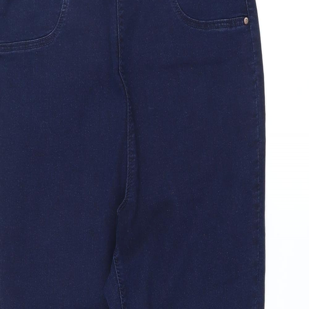Matalan Womens Blue   Jegging Jeans Size 12 L21 in - CROPPED