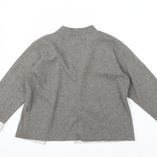 Sainsburys Womens Grey   Cardigan Jumper Size 14