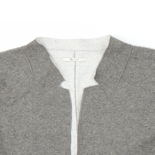 Sainsburys Womens Grey   Cardigan Jumper Size 14
