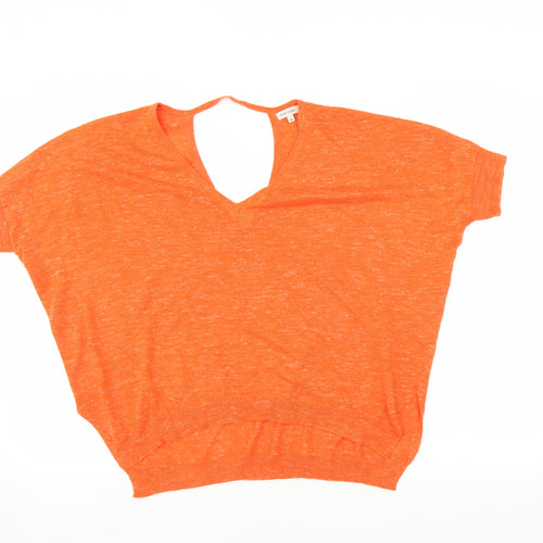 River Island Womens Orange   Pullover Jumper Size 10