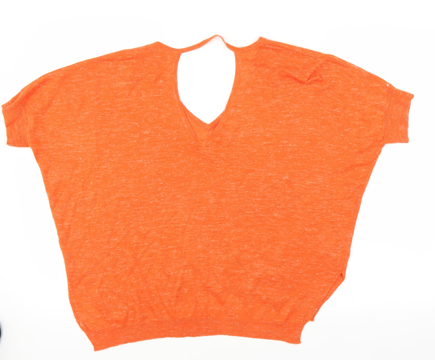 River Island Womens Orange   Pullover Jumper Size 10