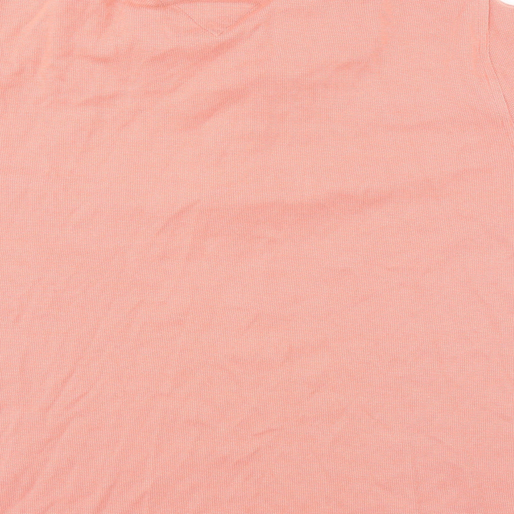 Lincoln Mens Pink    Polo Size L  - coral coloured