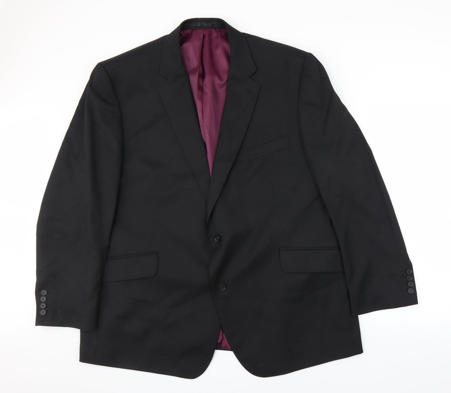 Centaur Mens Black   Jacket Suit Jacket Size 52