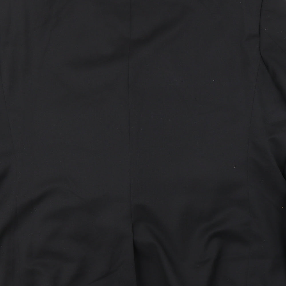 Centaur Mens Black   Jacket Suit Jacket Size 52
