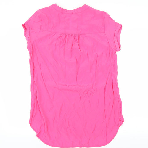 Gabriella Vicenza Womens Pink   Basic Blouse Size 10