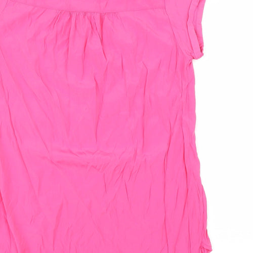 Gabriella Vicenza Womens Pink   Basic Blouse Size 10
