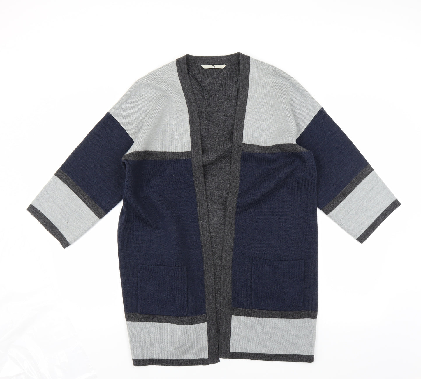 Sainsburys Womens Blue   Cardigan Jumper Size 14