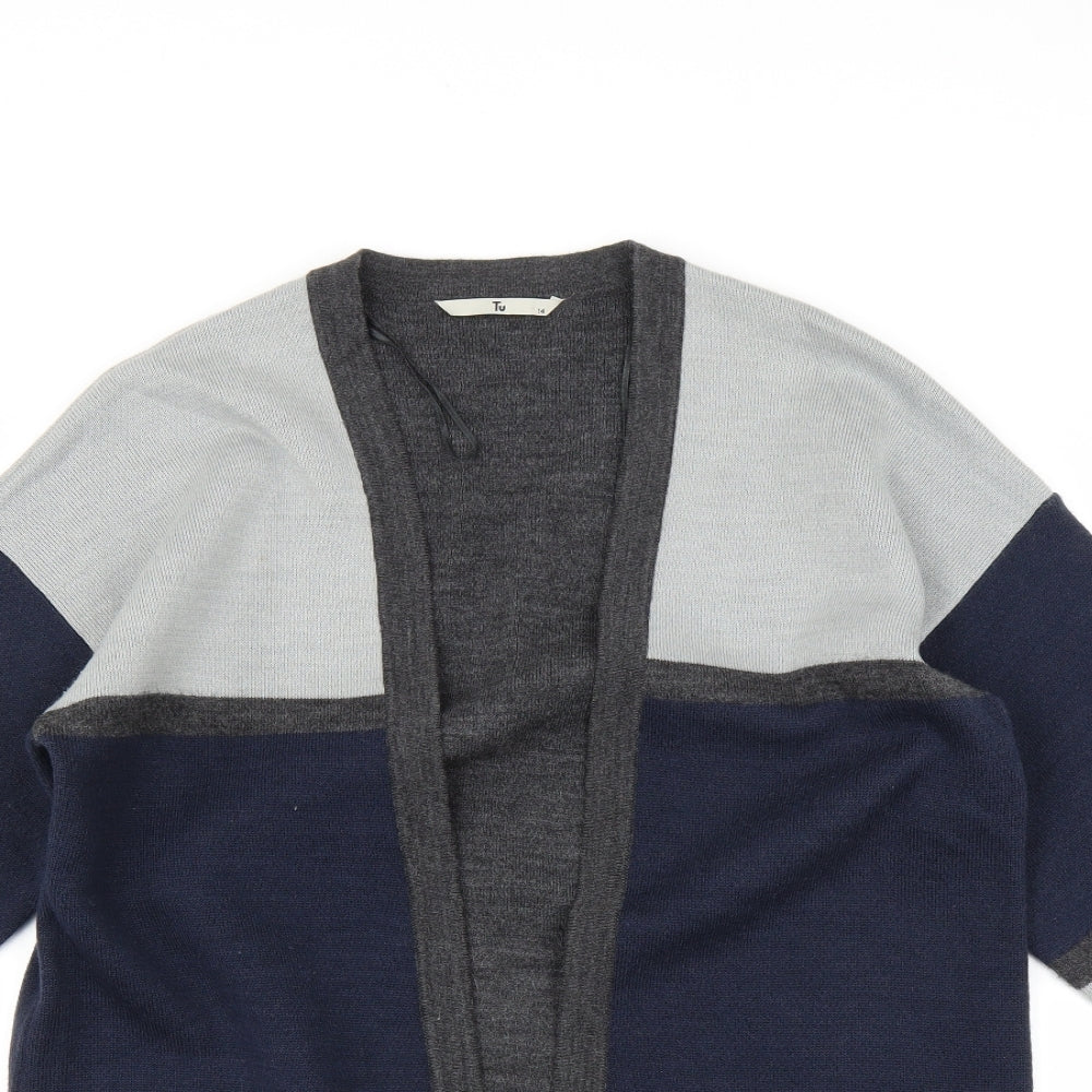 Sainsburys Womens Blue   Cardigan Jumper Size 14