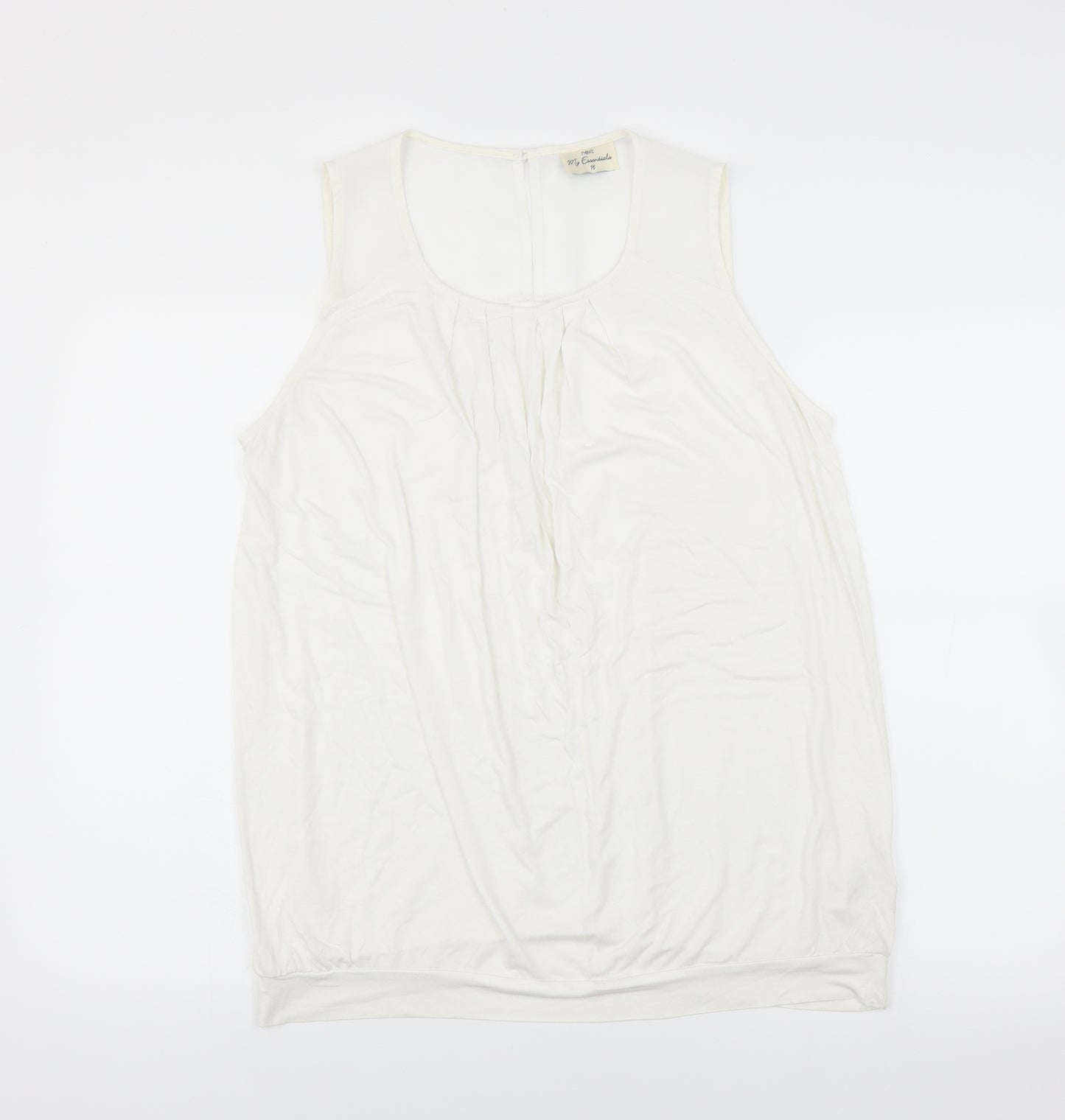 NEXT Womens White   Basic Blouse Size 16