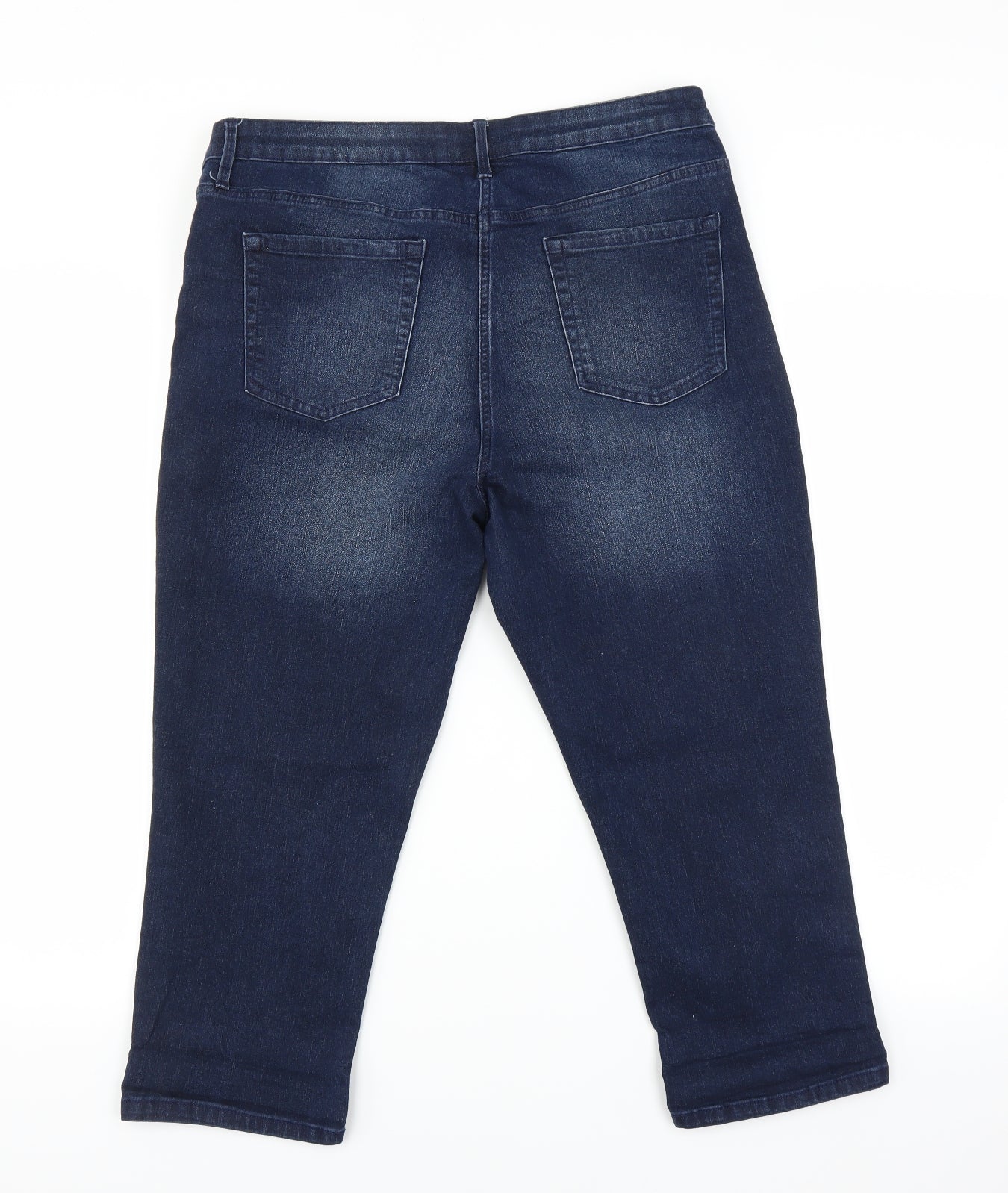 Debenhams Womens Blue   Cropped Jeans Size 16 L20 in