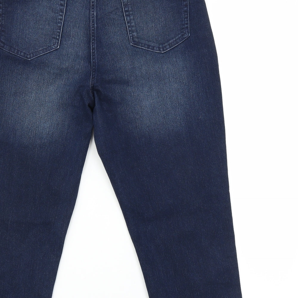 Debenhams Womens Blue   Cropped Jeans Size 16 L20 in