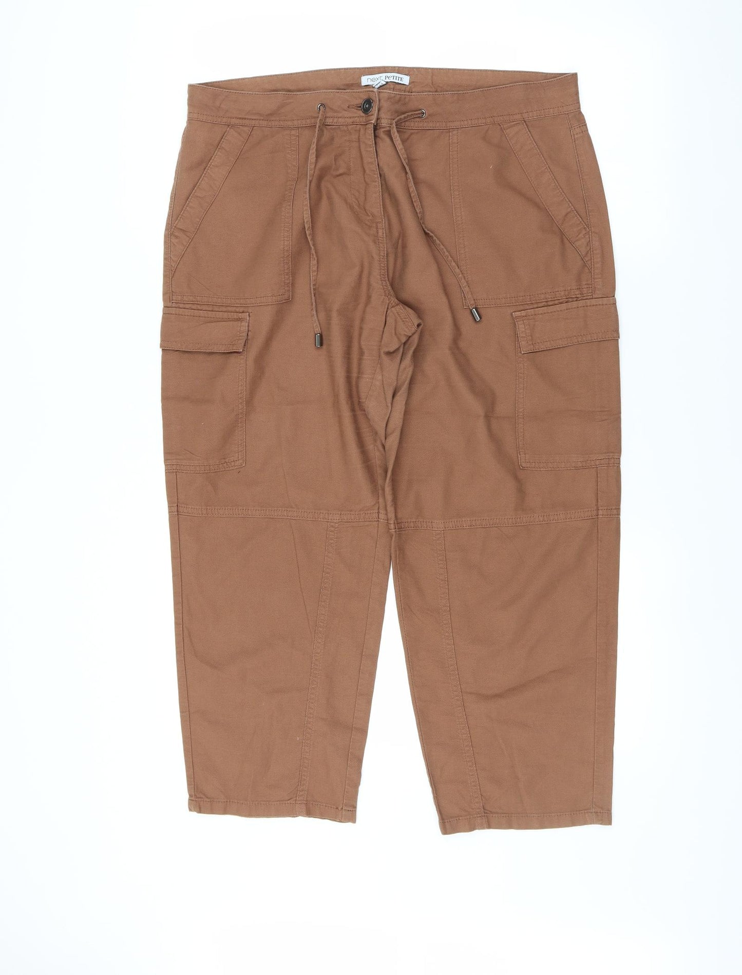 NEXT Womens Brown   Trousers  Size 16 L25 in