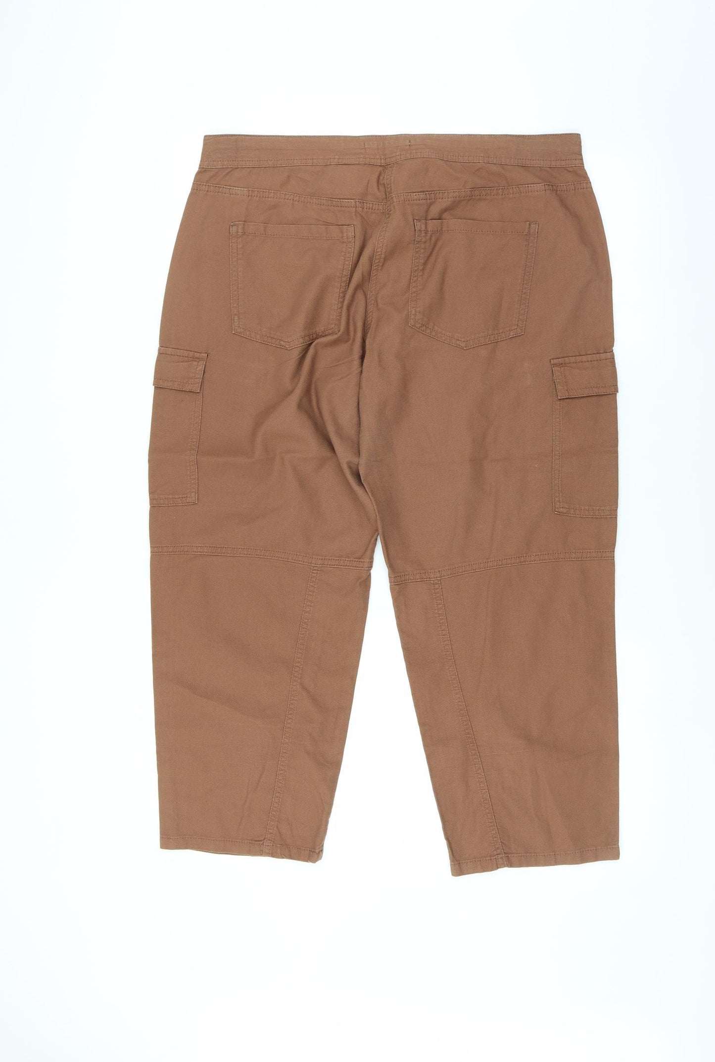 NEXT Womens Brown   Trousers  Size 16 L25 in