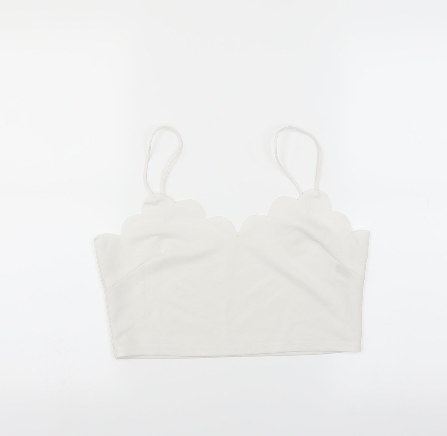 SheIn Womens White   Cropped Blouse Size L