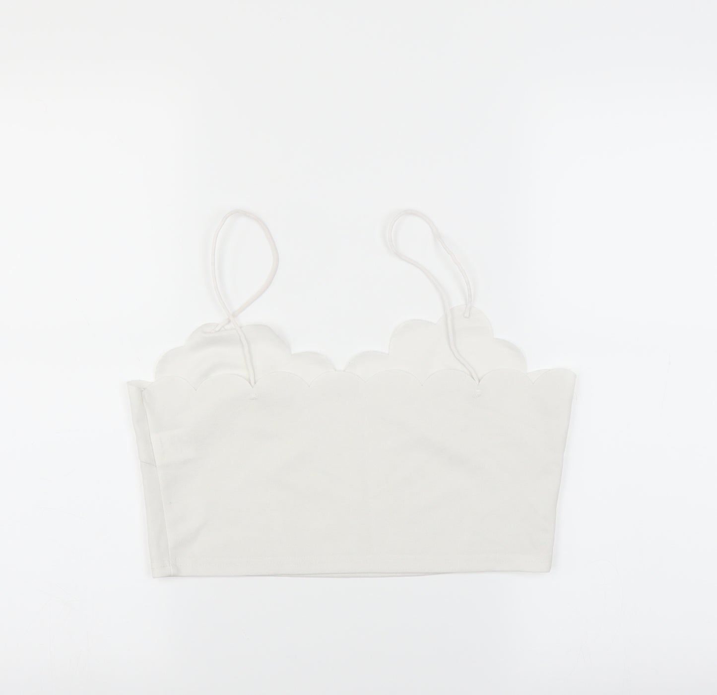 SheIn Womens White   Cropped Blouse Size L