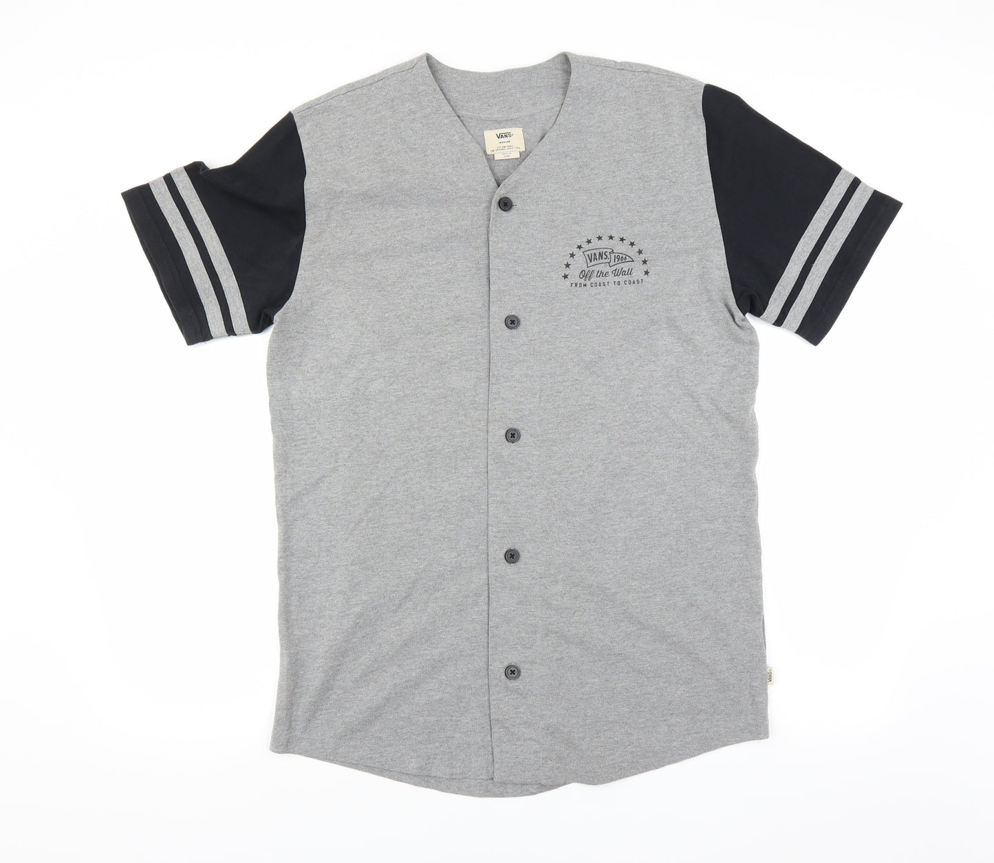 VANS Mens Grey    T-Shirt Size M
