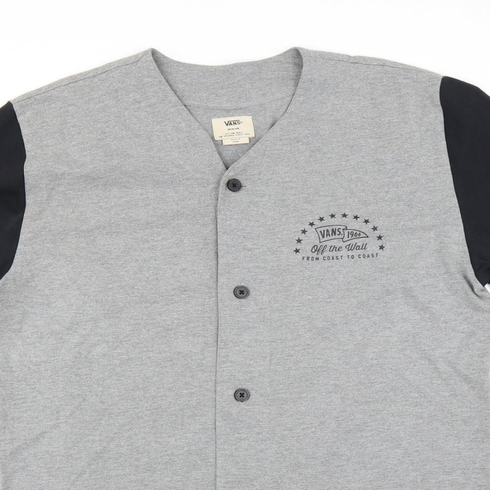 VANS Mens Grey    T-Shirt Size M