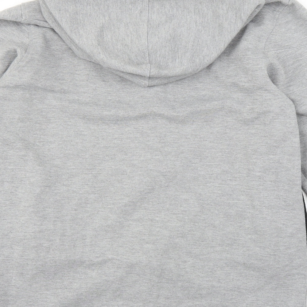JACK & JONES Mens Grey   Full Zip Hoodie Size M